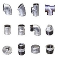 Galvanized, Malleable Iron Pipe Fittings