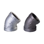 Galvanized & Black Malleable Iron Pipe Fittings 45 Deg Elbow