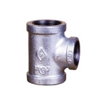Galvanized & Black Malleable Iron Pipe Fittings Reducing Tee (Type 3)