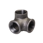 Galvanized & Black Malleable Iron Pipe Fittings Side Outlet Elbow