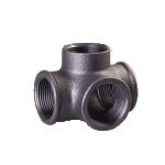 Galvanized & Black Malleable Iron Pipe Fittings Side Outlet Tee