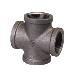 Galvanized & Black Malleable Iron Pipe Fittings Cross