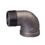 Galvanized & Black Malleable Iron Pipe Fittings Street Elbow (90 Deg)