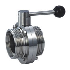 Sanitary Threaded Butterfly Valve