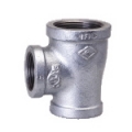 Galvanized & Black Malleable Iron Pipe Fittings Reducing Tee (Type 1)