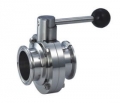 Sanitary Clamped Butterfly Valve